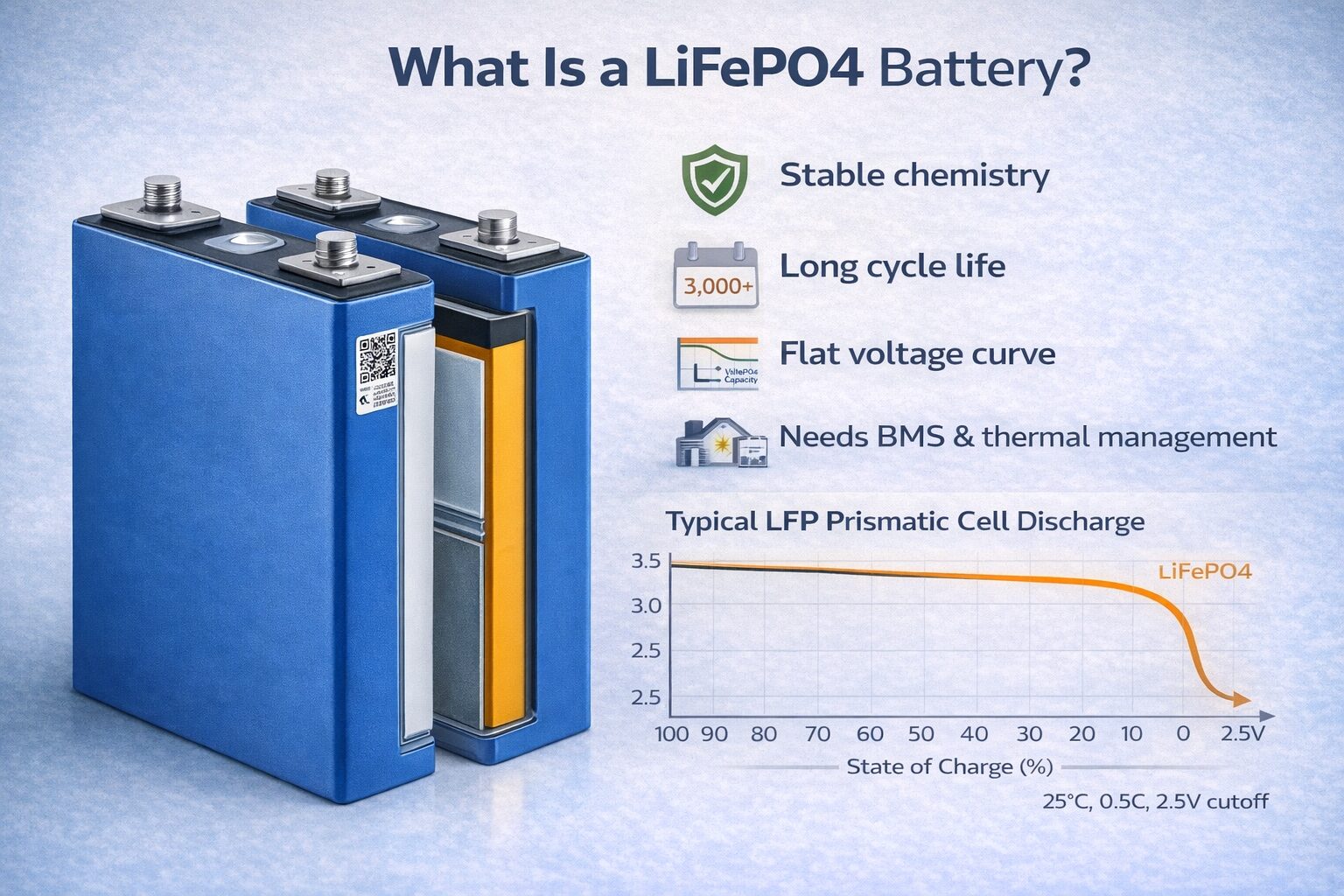 LiFePO4 battery life