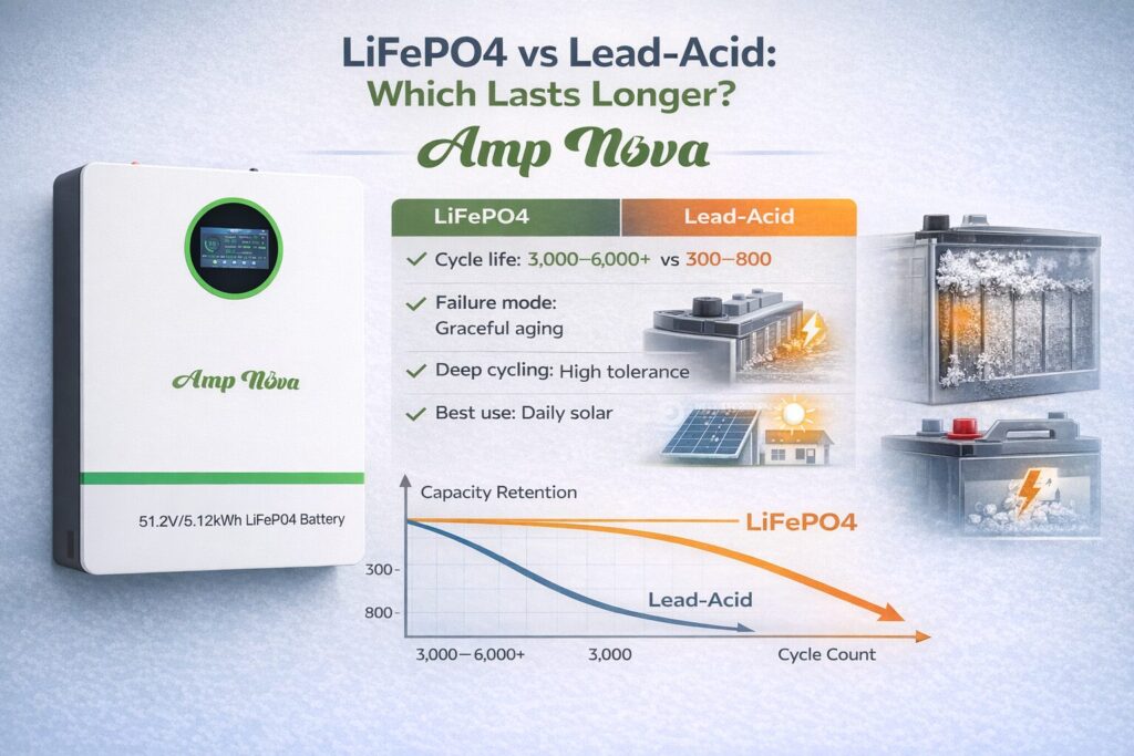 LiFePO4 vs Lead-Acid Batteries