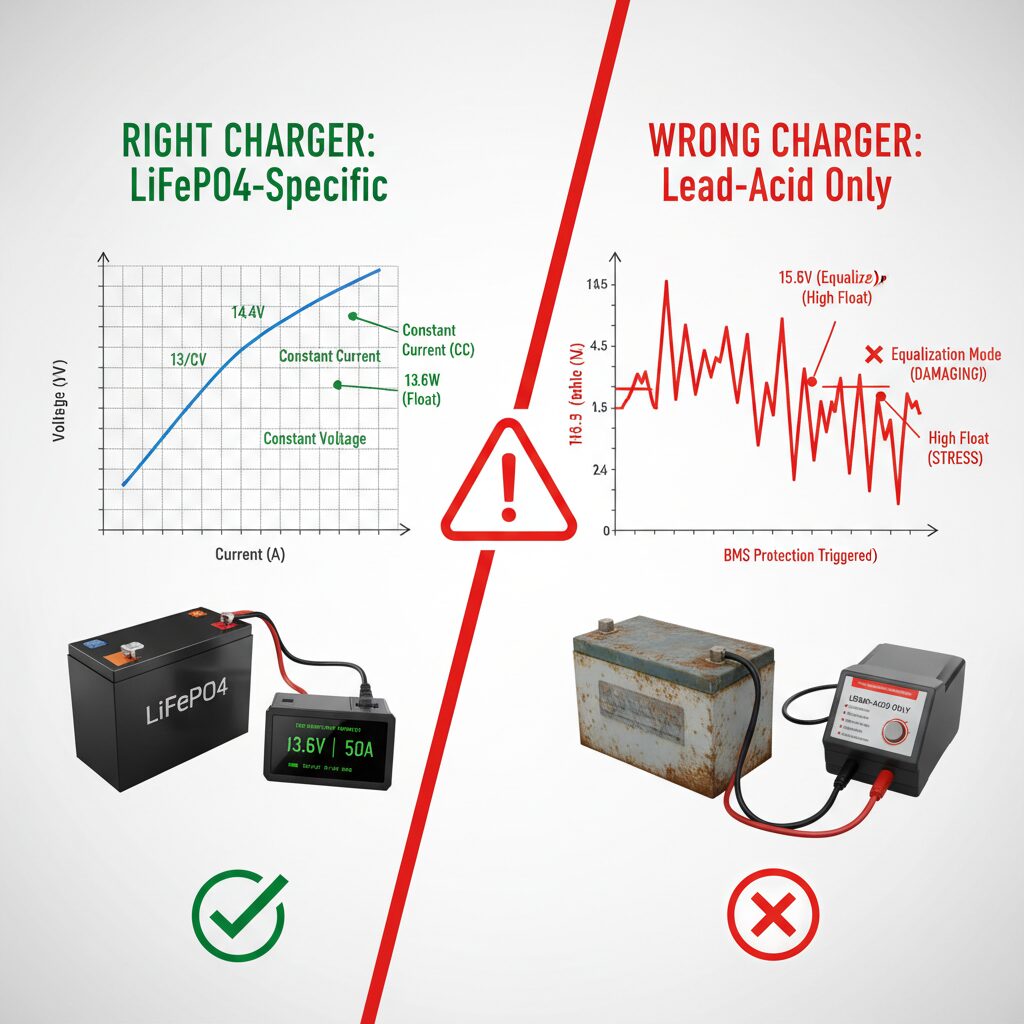 charging LiFePO4 battery