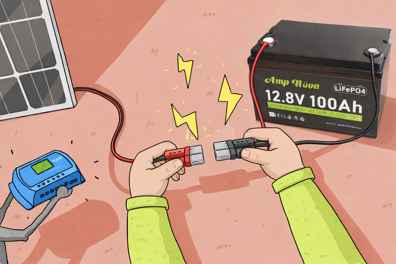 How to Charge LiFePO4 Batteries with Solar